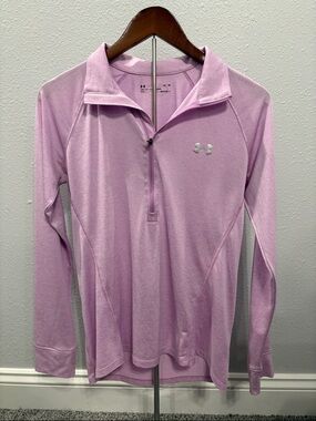 Under Armour Light Purple Half-Zip Athletic Pullover